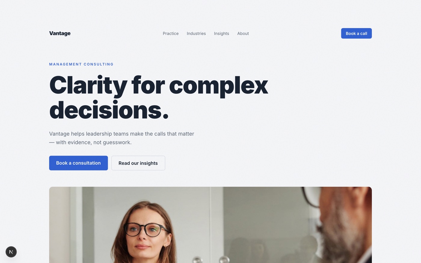 Vantage — Consulting firm
